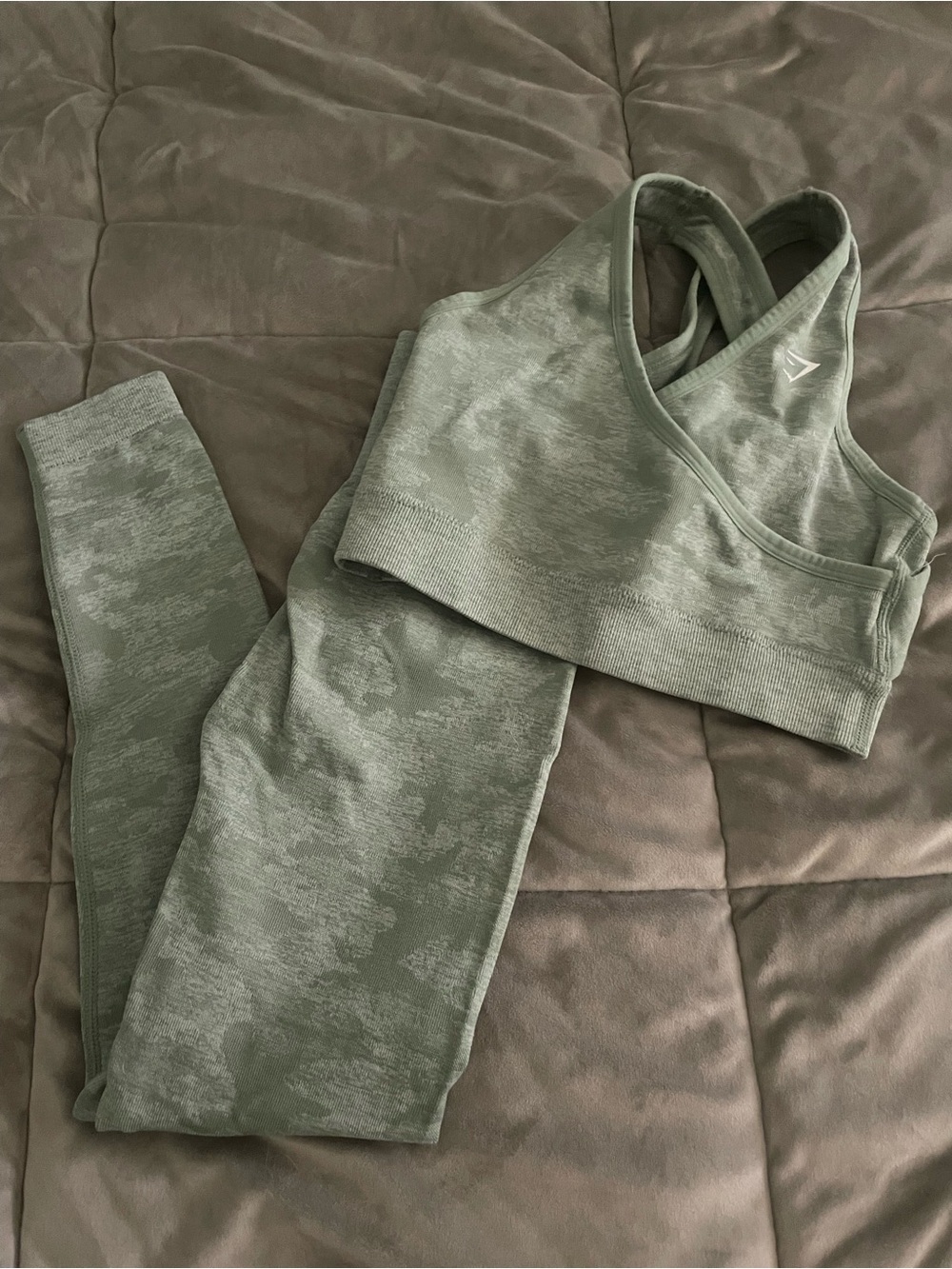 Gymshark Sage Green Active Set